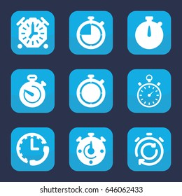 Quick icon. set of 9 filled quick icons such as