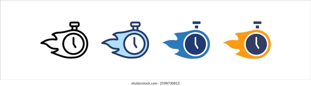 Quick Icon Set Multiple Style Collection