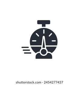 quick icon. vector.Editable stroke.linear style sign for use web design,logo.Symbol illustration.