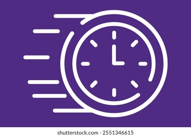 Iconos rápidos aislados en el fondo blanco. símbolo rápido de la línea delgada del contorno del icono rápido para el logotipo, el Web, el App, la interfaz de usuario.