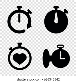 Quick icons set. set of 4 quick filled icons such as 