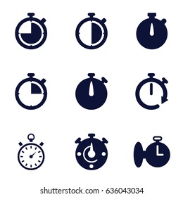 Quick icons set. set of 9 quick filled icons such as