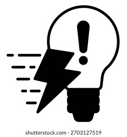 Quick idea icon to find ideas and creativity