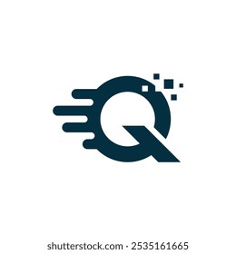 Plantilla rápida del logotipo de la letra Q