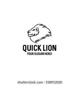 Quick Lion elegant and stunning logo template for your business and company.Quick Lion.