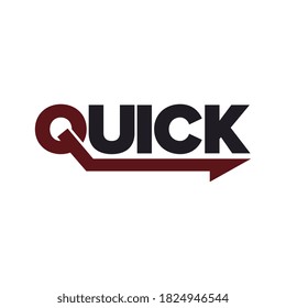 Quick logotype design on white background