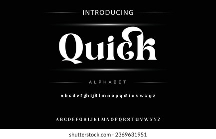 Quick luxury elegant typography vintage serif font wedding invitation logo music fashion property