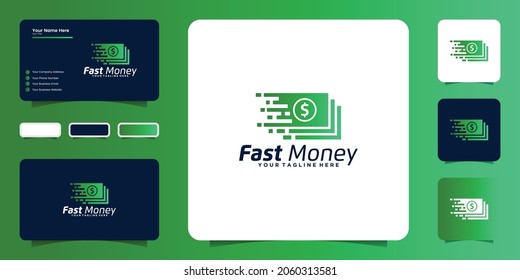 quick money logo design inspiration, cash money and logo inspiration