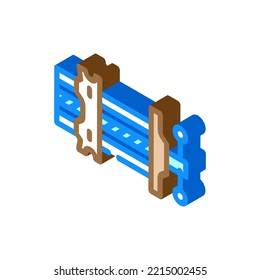 quick release vice isometric icon vector. quick release vice sign. isolated symbol illustration