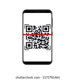 Quick Response Code, QR code for smartphone – for stock