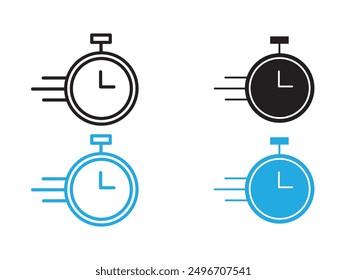 Icono de respuesta rápida Signo de contorno de Vector blanco y negro