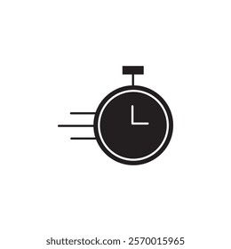 quick response icon black and white vector outline sign