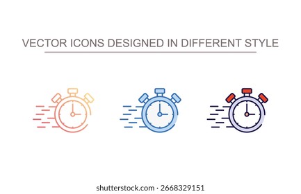 Design de ícone de resposta rápida com ilustração de estoque de fundo branco