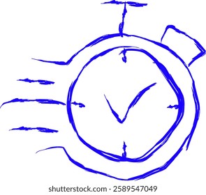 quick response icon in Doodle style