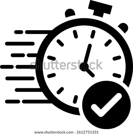 Quick Response Icon Mixed Vector Illustration