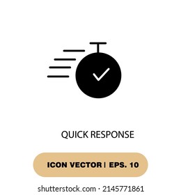 quick response icons  symbol vector elements for infographic web