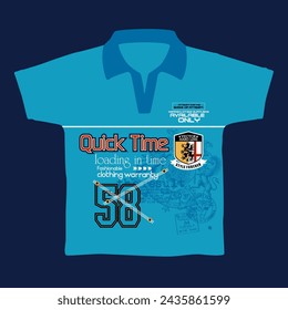 
Quick time stylish typography slogan. Vector illustrations for printed t-shirts, screen printing, typography, posters and more.	