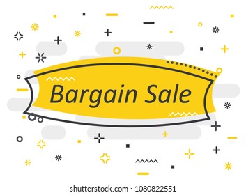 Quick Tips badge with light bulb and speech bubble. Trendy flat vector on yellow background. Vector Illustration.