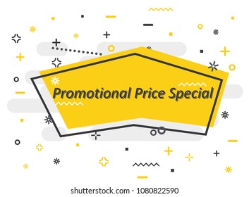 Quick Tips badge with light bulb and speech bubble. Trendy flat vector on yellow background. Vector Illustration.