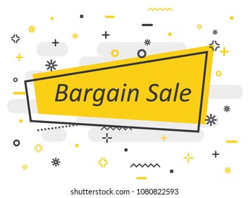 Quick Tips badge with light bulb and speech bubble. Trendy flat vector on yellow background. Vector Illustration.