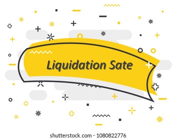 Quick Tips badge with light bulb and speech bubble. Trendy flat vector on yellow background. Vector Illustration.