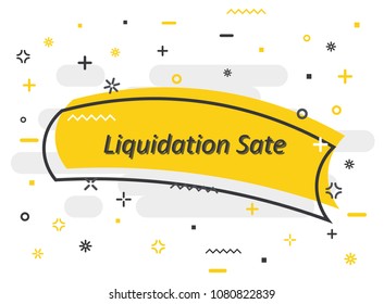 Quick Tips badge with light bulb and speech bubble. Trendy flat vector on yellow background. Vector Illustration.