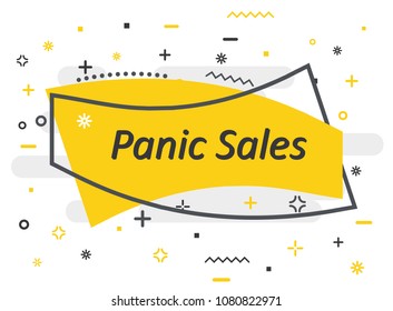 Quick Tips badge with light bulb and speech bubble. Trendy flat vector on yellow background. Vector Illustration.
