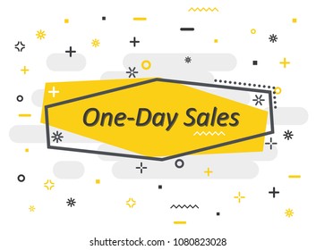 Quick Tips badge with light bulb and speech bubble. Trendy flat vector on yellow background. Vector Illustration.