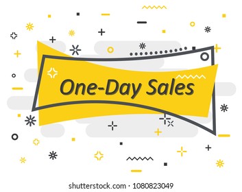 Quick Tips badge with light bulb and speech bubble. Trendy flat vector on yellow background. Vector Illustration.
