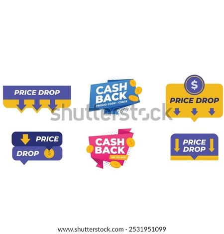 Quick tips badge set. Quick tips logo with light bulb. Top tips, helpful tricks, tooltip, advice and idea for business and advertising. Vector illustration.