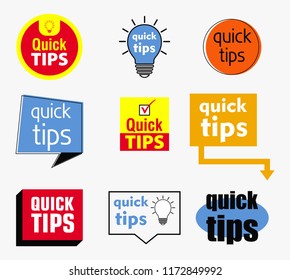 Quick tips banner or help full banner for books, magazine, website and other material printing. easy to modify