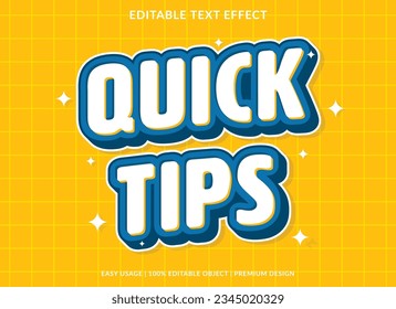 quick tips editable text effect template use for font style logo	