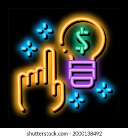 Quick Wit Decision Neon Light Sign Vector. Glowing Bright Icon Quick Wit Decision Sign. Transparent Symbol Illustration