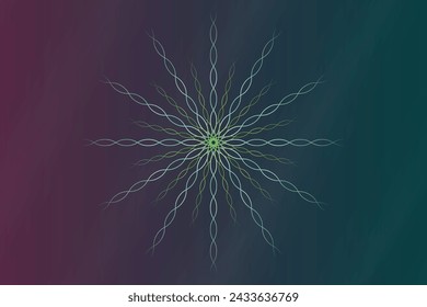 Tentáculos abstractos silenciosos de fondo de líneas de estrellas.
