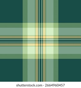 Quiet check background plaid, multicultural textile texture vector. 40s seamless pattern tartan fabric in teal and light colors palette.