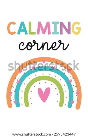 Quiet corner, quiet corner posters, calming, quiet kids, mental health, classroom decor, social worker sign