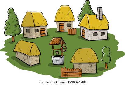 Quiet little village in the countryside