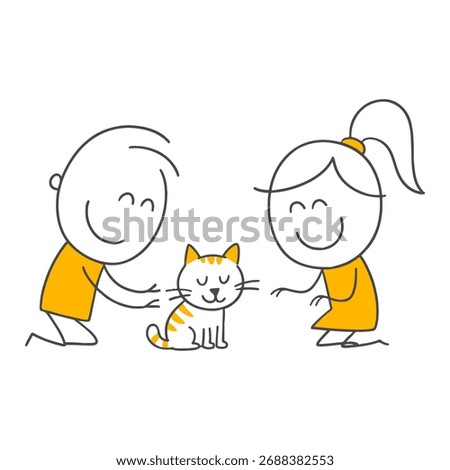A Quiet Moment of Happiness Shared with a Cat The Positive Effect of Animal Love on Two People.