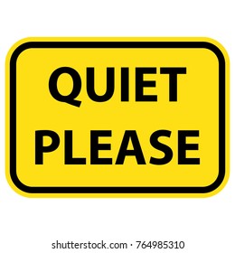 Quiet Please Sign