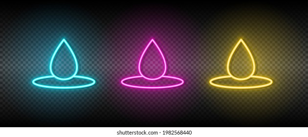 Quiet symbol neon vector icon