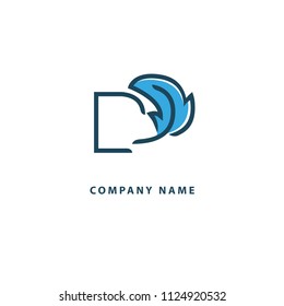 Quill Feather Pen Concept Logo. Blog, note, encyclopedia, online courses, sketch art, webinar, stationery, education sign. Calligraphy icon. Vector logotype design pen and paper.