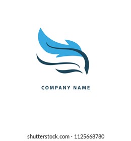 Quill Feather Pen Concept Logo. Law, Legal, Lawyer, Copywriter, Writer, Stationary, literature, library, blog, calligraphy Logotype concept icon. Vector elegant style illustration modern design