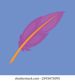 Quill feather pen Illustration Vector. Quill icon vector. feather pen vector 