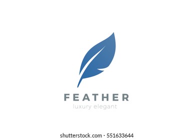 Quill Feather Pen Logo design vector template.
Law, Legal, Lawyer, Copywriter, Writer, Stationary Logotype concept icon.