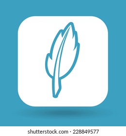 quill graphic design , vector illustration