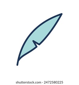 quill icon symbol vector template