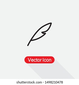 Quill Icon Vector Illustration Eps10