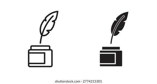 Quill icon for web and application. EPS10
