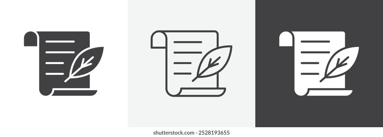Icono de la pluma. Ilustración vectorial lineal plana moderna de moda sobre fondo blanco.