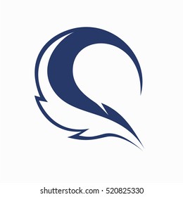Quill logo design